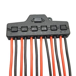 Andra belysningstillbehör 3/6 portar Push-In Fast Quick Wire Connector Distribution Kabeldelare för LED-terminal Blockother