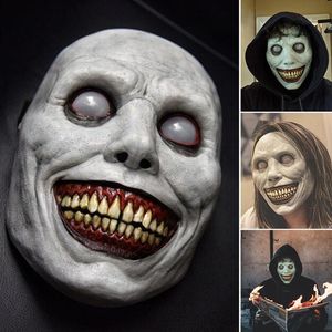 Party Masks Halloween Mask Smiling Demons Horror Face the Evil Cosplay Costumes Props Holiday Decoration Festival GiftSparty