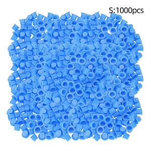 Kolor tatuażu 1000pcs niebieski bez podstawowego plastiku małego