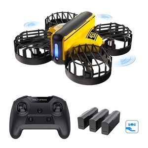 Mini Drone Kids المبتدئين يدويًا يتم تشغيله عن بُعد في Quadcopter تقلب عقبة تجنب دائرة الطيران لعبة Stunt Toys Hs450 220720