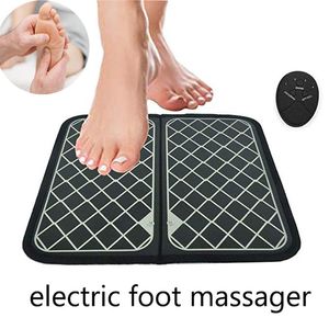 Wholesale muscle pads electric resale online - Electric EMS Foot Massager Pad Feet Muscle Stimulator Foot Massage Mat Improve Blood Circulation Relieve Ache Pain Health Care260l