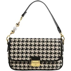 Luxury women's shoulder bag fashion trend retro transport beads thousand bird case designer handbag new high sense evening bag black