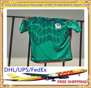 DHL UPS FedEx free 2022 Mexico soccer jersey home away CHICHARITO LOZANO DOS SANTOS football shirt Men Kids kit sets uniforms Fans version S-3XL
