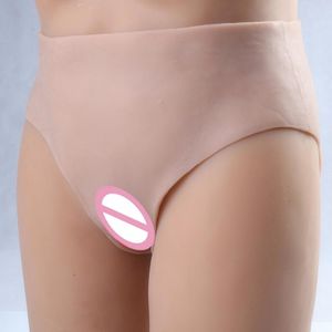 Crossdresser Silicone achat en gros de Femmes Culotte Femmes Crossdressing Drag Queen Fake Silicone Vagina Artificial Buttockage Transgenre