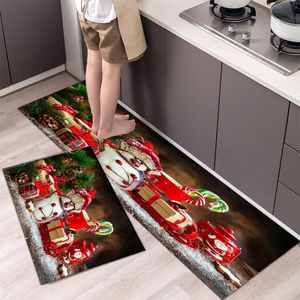 Carpets Christmas Kitchen Floor Mats Entrance Door Household Living Room Carpet Bathroom MatsCarpets