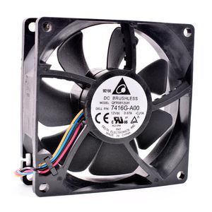 Fans Koelingen Originele QFR0812UH 7416G-A00 8cm 8025 80mm Fan DC12V 0.87A Server Chassis CPU Cooling FanFans