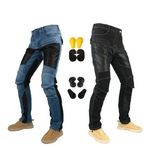 Motorcycle Apparel 2022 PK719 Pants Four Seasons Outdoor Breathable Elastic Slim Riding Jeans Protective Gear Protection