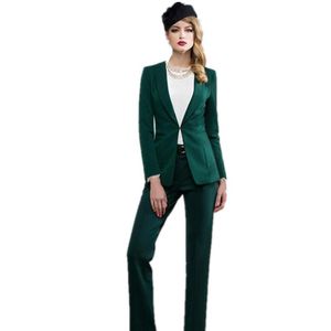 女性の2ピースパンツ女性パンツスーツファッションプロフェッショナルOLドレスビジネスフォーマルジャケット高品質のカスタム女性スーツウーマン