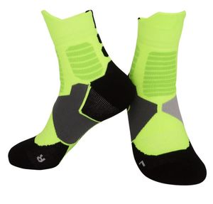 Calzini sportivi AthleticTerry Bottom Running Soccer Basket Midle Crew Socks Calze protettive traspiranti per uomo Donna BambiniGiovani