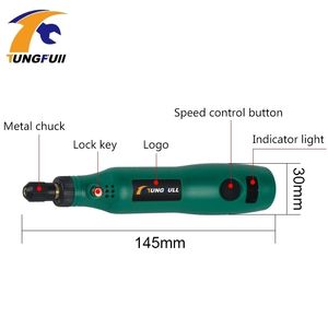 Tungfull Variable speed Wireless Mini Rotary Power Tools Electric Hand Cordless Drill Y200323