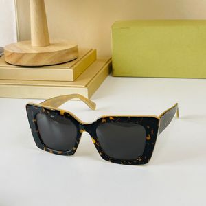 Sunglasses square full frame 4344 good sell plated Top quality Designer Cat Eyes Sun glasses Women dark tortoiseshell acetate Shield Lens Plate Fashion Eyeglasses