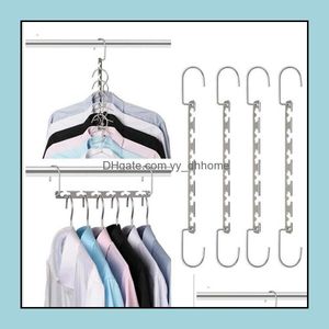 Hangers Racks Clothing Housekee Organization Home Garden Ll Drop Folding Metal Dh07X