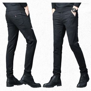 Men's Pants 2022 Spring Classic High Quality Elastic Casual Mens Business Dress Slim Jogger Stretch Long Trouser Male