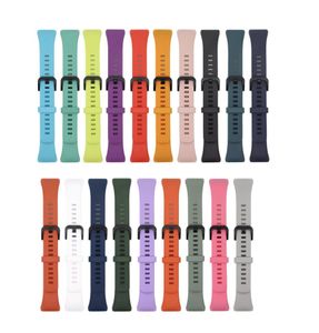 Silicone Strap Wristbands For Huawei Band 6/Honor Band 6 Original Replacement Smart Bracelet Wristband Belt Fit Hua wei Bands 6 Pro Correa