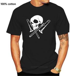 Männer T-Shirts Komfortable Marke Männer Mode Schädel Und Posaune 3D Gedruckt T-shirts Männer Hohe Qualität Kurzarm Tops