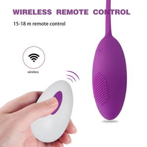 Female Wireless Control Masturbator Bullet Egg Electric Vibrating Clitoris Stimulator Vaginal Massage Ball sexy Toys for Woman