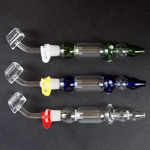 Mini Hookahs Nector Collectors 10mm 14mm Joint Nector Collector NC With 45 Degree Quartz Banger Nails Portable Tobacco Tools Oil Dab Rigs Small Hand Pipes