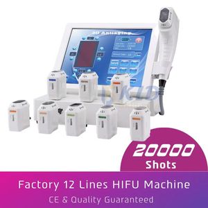 HIFU Lifting tragbare 3D 4D HIFU Facelift schlanke ästhetische Ausrüstung 8 Hifus-Patronen 20000 Aufnahmen CE