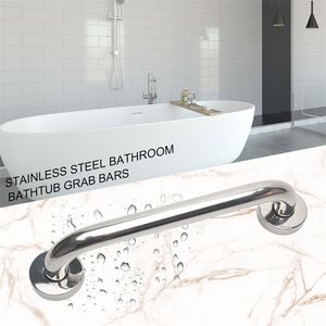 Straight Stainless Steel Bathroom Handrails Anti-slip Silver Bathtub Shower Grab Bar Handle Safety 220504