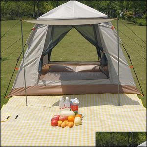 Shade Garden Buildings Patio Lawn Home Outdoor Tents 4 5 pessoas maticamente abertas para aumentar e thic dh0fm