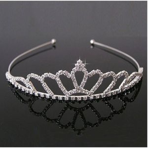 Headpieces Vackra glänsande Crystal Bridal Tiara Party Pageant Plated Crown Hairband Wedding Accessories