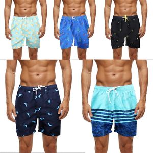 Leisure Quick Dry Summer Mens Swimwear Beach Board Shorts Briefs For Man Swim Trunks Swimming Beachwear Surffing 220425