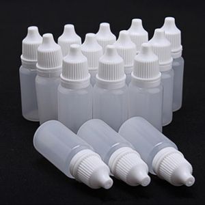 10 g ögonvätska droppflaska liten plastögon droppflaskedroppare 10 ml tom plastpressbara droppflaskor SN4299