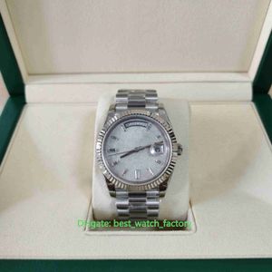 BP Factory Watches Watches 40 mm Day-Date 228239-0055 Prezydent Diamond Tarce Sapphire Glass Asia 2813 Ruch mechaniczny automatyczny męski zegarek na rękę męskie