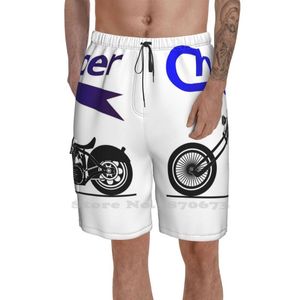 Chopper de shorts masculinos. Motocicleta. Bicicleta. Loose Fin Beach Sports Bike Bikes Biker Bikers Roads Motores Motores da velha escola Hellsmen's