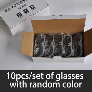 10 st/set svetande gasskärande skyddande blinkar glasögon solglasögon glasögon stark ljus ultraviolett anti-effekt ridskyddsglasögon