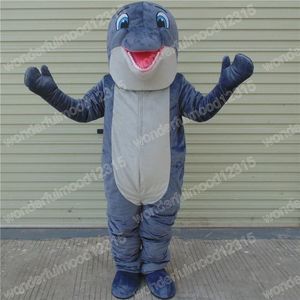 Halloween Dolphin Mascot Costumes Carnival Hallowen presenter Vuxna Fancy Party Games outfit Holiday Celebration Cartoon Character Outfits