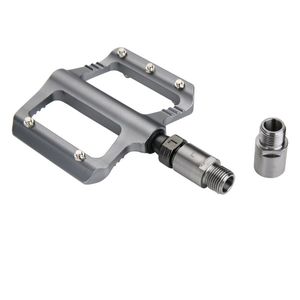 Pedais de bicicleta para a direita e esquerda Extenders Mountain Road Titanium Pedal Extender 20mm Extensão de bloqueio DIY Acessórios Bike