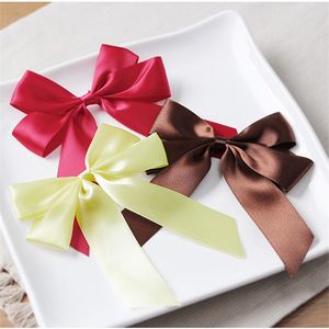 4.9" Ribbon Bows Ribbon Flowers Appliques DIY Craft for Sewing Scrapbooking Wedding Party Supplies Gift Box Party Decor MJ0498
