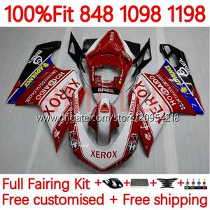 DUCATI 848 1098 1198 S R 848R 1198Rボディワーク163NO.0 848S 1098S 2007 2007 2008 2009 2010 2011 2012 1098R 1198S 07 08 09 10 11 12 OEM Body Factory Red Red Red Red Red