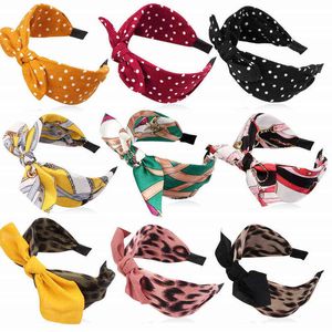 bunny ears hair bows boho ties headband accessories band for women head bands rabbit bandeau cabello fashion serre tete hairband AA220323