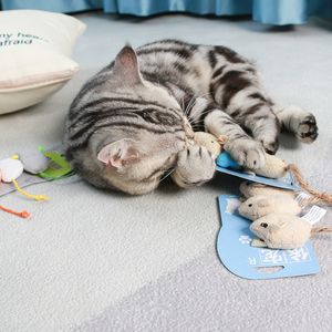 1/3pcs Peluche Simulazione Mouse Cat Toy Peluche Mouse Cat Scratch Bite Resistance Interactive Mouse Toy Palying Toy For Cat Kitten