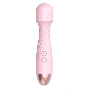 Sexspielzeug s masager Frauen vibrierender Stabmasturbator AV G-Punkt-Massage Erwachsene Produkte Spaß gerade Y49L PL5T