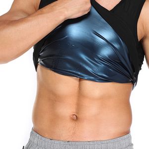 Erkekler Sauna Shaper Bel Eğitmeni Karın Belly Sıkıştırma Gömlek Kilo Kaybı Korse Yağ Yanan Fitness Slim Sweat Pro Polimer