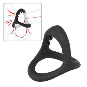 Triangle Penis Ring for Men Cock Rings Delay Ejaculation Exerciser Male Masturbator Erotic Product sexy Toys Couple Games Harness