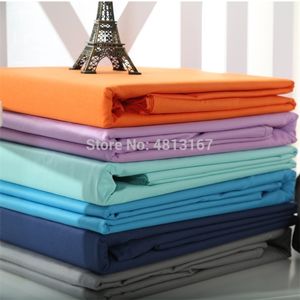 Egyptian Cotton Bed Sheets Flat Sheet Bedding Top Sheet Pure / Plain Colour Black White Gray Twin Full Queen King 201113