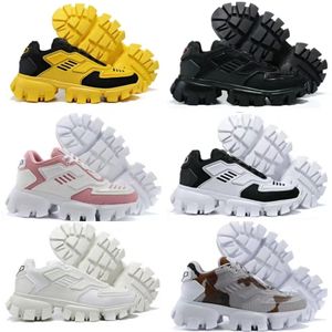 Tasarımcı Cloudbust Thunder Ayakkabı Örgü Sneaker Lüks Tasarımcı Büyük Boyutlu Spor Ayakkabıları Hafif Kauçuk Ayakkabı Kadınları Artı Boyut