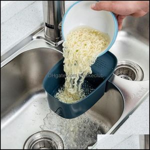 Creative Household Drainage Basket Kitchen Waste Shelf Sink Food Residue Filter Storage Rack Drop Delivery 2021 Liquid Syrup Pourers Organ