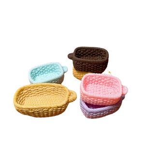 Mini Dollhouse Miniature Craft Tools Food Bread Basket Dollhouse Decoration Accessories 1222111