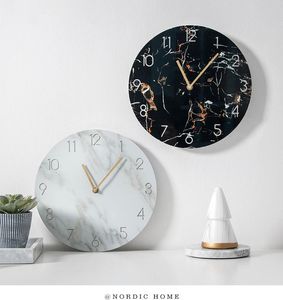 Relógios de parede nórdicos relógio grande moderno sala de estar decoração de casa decorações de cozinha cerâmica silenciosa relógio