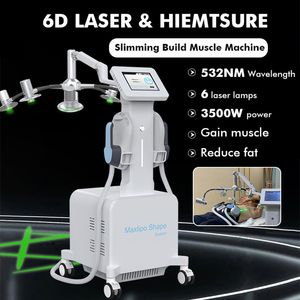 Salon Użyj HIEMS Mocny kształt ciała Buduj mięśnie profesjonalne 6D Lipolaser Lipo Laser Maszyna odchudzająca
