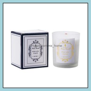 Fragrâncias de velas perfumadas Decoração de jardim romântico planta artesanal Óleo essencial Jar Pequeno aromaterapia Velas de viagens de soja natural de cera de cera