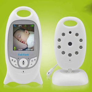 Baby monitor video wireless Telecamera di sicurezza a colori da 2,0 pollici Conversazione bidirezionale NightVision Monitoraggio della temperatura LED IR con 8 ninne nanne