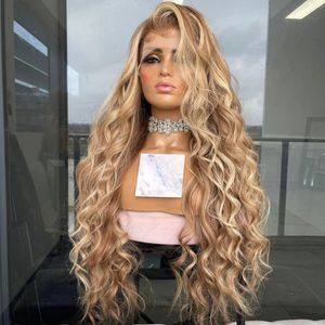 Highlights Wigs Ash Platinum Blonde HD Transparent Full Lace Loose Curly 13x6 Lace Front Human Hair PrePlucked 30Inch 250Density