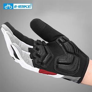 INBIKE Full Finger Cycling Gloves Bike Bicycle Equipment Riding Outdoor Sports Fitness Touch Screen GEL Padded IF239 220622