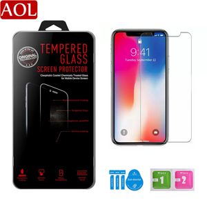 Screen Protector for iPhone PRO MAX XS Max XR Tempered Glass Samsung A71 A51 Moto G7 Power E6 Z4 LG Stylo K40 with Box